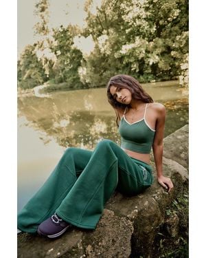 DSGN Studio Sport Contrast Binding Strappy Cami Top - Green