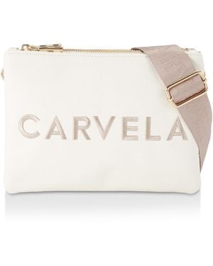 Carvela Kurt Geiger Frame Double Pouch Bag - White