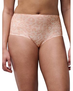 Chantelle Softstretch High Leg Brief - Pink