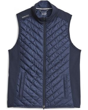 PUMA Frost Golf Quilted Vest - Blue