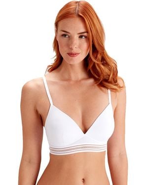 Pretty Polly Trudi Padded Non Wired Bra - White