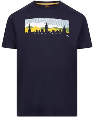 Trespass Adon Round Neck T-Shirt - Blue