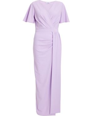 Quiz Lilac Wrap Maxi Dress - Purple