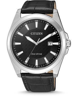 Citizen Watch Bm7108-14E Leather - Metallic