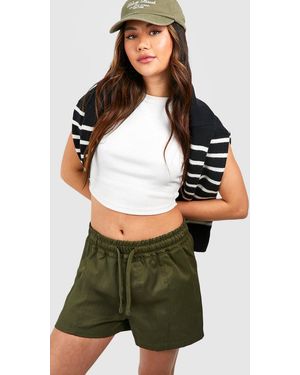 Boohoo Cargo Shorts - Green