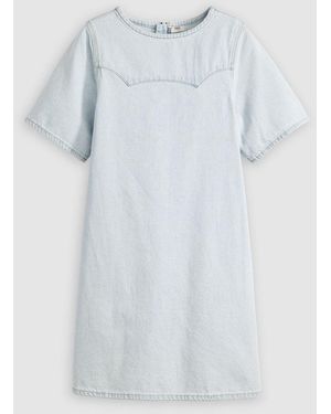 Levi's Levi's Put It On Ice Denim Shirt Dress - Blue