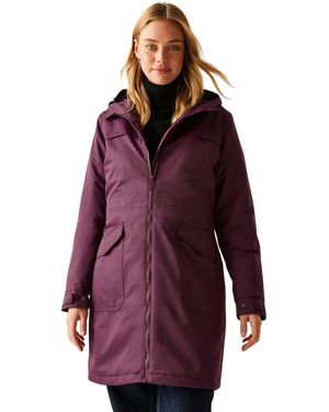 Regatta Romineii Breathable Waterproof Parka Jacket - Purple