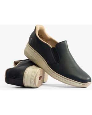 Rieker 48761-14 Shoes Leather - Blue