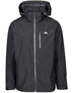 Trespass Hinderclay Tp75 Waterproof Jacket - Black
