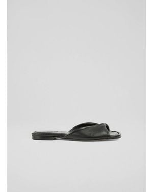 LK Bennett Cora Flat Sandals - Black