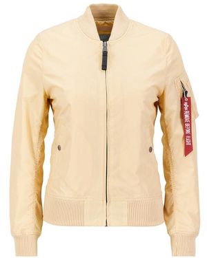 Alpha Industries Ma-1 Tt Two Tone Bomber Jacket - Natural