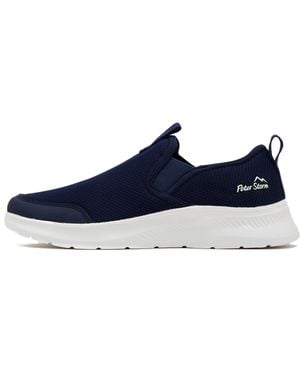 Peter Storm Ultra Lightweight Flexible Slip On Shoes With Breathable Mesh Upper - Blue