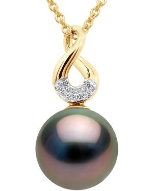 Ateliers Saint Germain Pendant Eight Diamonds 0,03 Cts - Blue