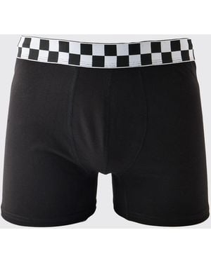 BoohooMAN 2 Pack Racing Boxers - Black