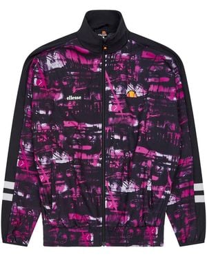 Ellesse Boulevard Funnel Neck Long Sleeve Jersey Top - Purple