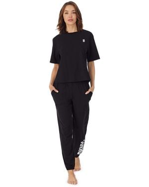 DKNY Cotton Logo T-Shirt - Black