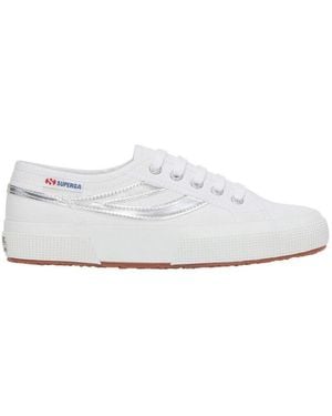 Superga Ladies 2953 Swallow Tail Mirror Trainers (/) - White