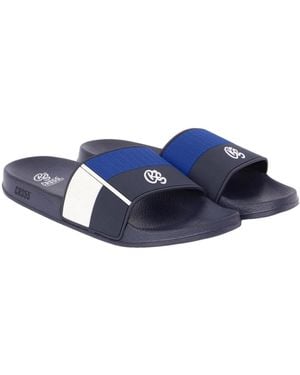Crosshatch Rentrays Sliders - Blue