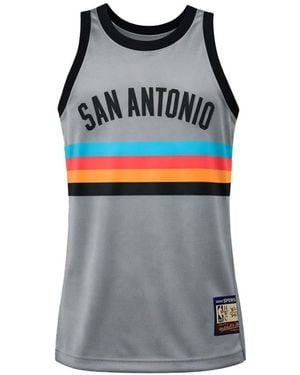 Mitchell & Ness Nba San Antonio Spurs 81-94 Heritage Vest - Grey