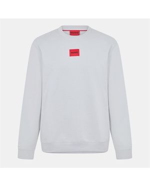 HUGO Diragol Crew Neck Sweatshirt - White