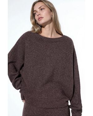 Busem Cotton-Blend Jumper - Brown