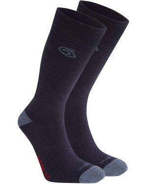 Craghoppers Adult Insect Repellent Socks Stone) - Blue