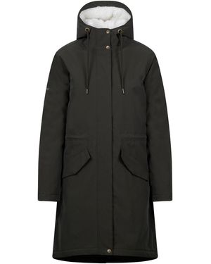 Trespass Ladies Vailsom Waterproof Jacket (Dark Vine) - Black