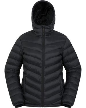 Mountain Warehouse 'Seasons' Padded Jacket Water Resistant Winter Coat - Black