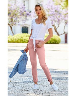 Sosandar Dusky Perfect Skinny Jeans - White