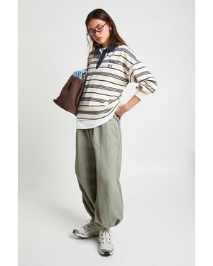 Boohoo Nylon Balloon Trousers - Green