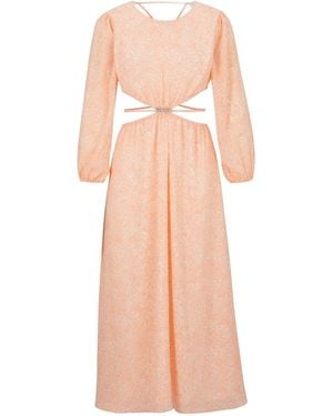 HUGO Kasmata Cut Out Dress - Pink