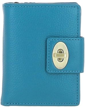 Ashwood Leather Elegant Real Purse - Blue