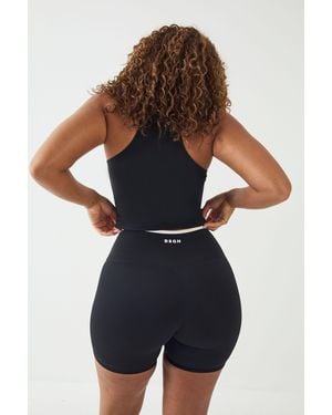 DSGN Studio Sculpt Contrast Waistband Mini Short - Blue
