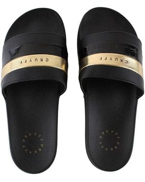 Cruyff Aqua Copa Bcn Sliders - Black