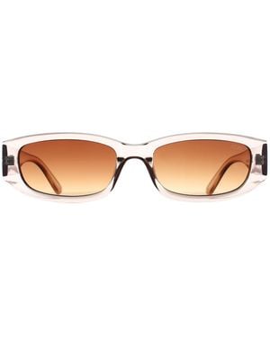 Atum Rectangle Shiny Transparent Gradient Nyctra - Brown
