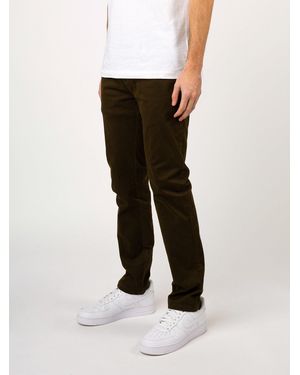 Luke 1977 Alpa Tapered Slim Fit Chinos Trousers - Green