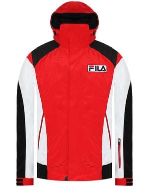 Fila Logo Short Jacket - Red