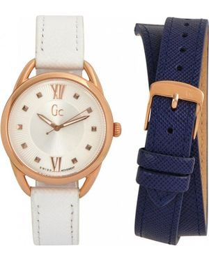 Gc Y13002L1 Ladies Twist Watch And Strap Gift Set - Blue
