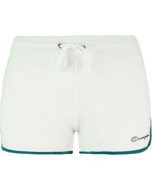 Champion Logo Shorts Cotton - White