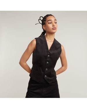 G-Star Holiday Waistcoat - Black