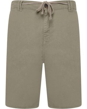 KAM Jeanswear Kam Cotton Linen Shorts Plus Size Big & Tall - Natural
