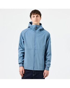 Weekend Offender Stipe Softshell Jacket - Blue