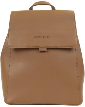 Claudia Canova Cali Flap Over Backpack in Black Lyst UK