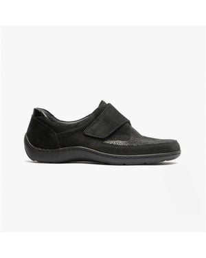Waldläufer Henni 496H31 Ladies Leather Shoes - Black