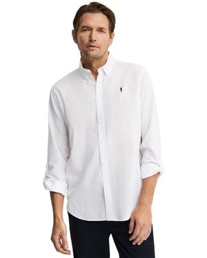 POLO CLUB Long Sleeve Regular Fit Shirt Shirt-L-S23 - White
