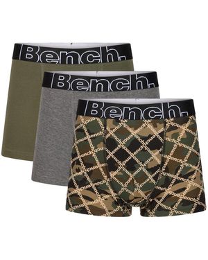 Bench Rusty 3Pk Boxer Shorts - Grey