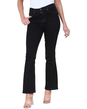 MYT Magic Shaping High Waisted Slim Flare Leg Jeans - Black