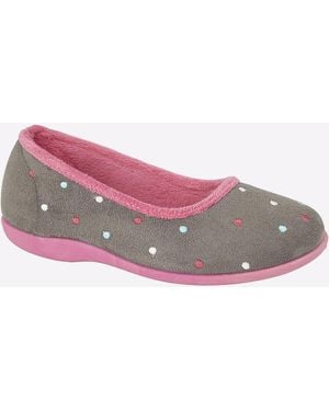 Sleeper Isla Memory Foam Slippers - Pink