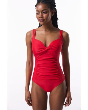 Penti Shirred Balconette One-Piece Swimsuit