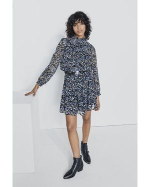 IKKS Anemone Long Sleeve Dress - Blue